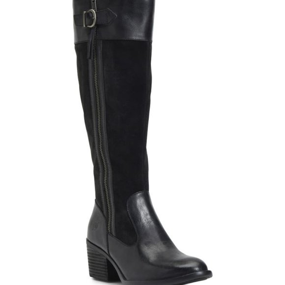 Born Shoes - Børn Uchee Knee High Boot Born Size 8 Leather